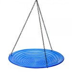 Blue Swirls Hanging Bird Bath