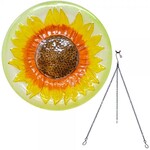 Sunflower Hanging Bird Bath