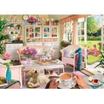 #11510 Relaxing Nook 1000 Piece Puzzle Dragon Cache Used Game