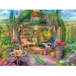 #11498 Peacock Palace 1000 Piece Puzzle Dragon Cache Used Game