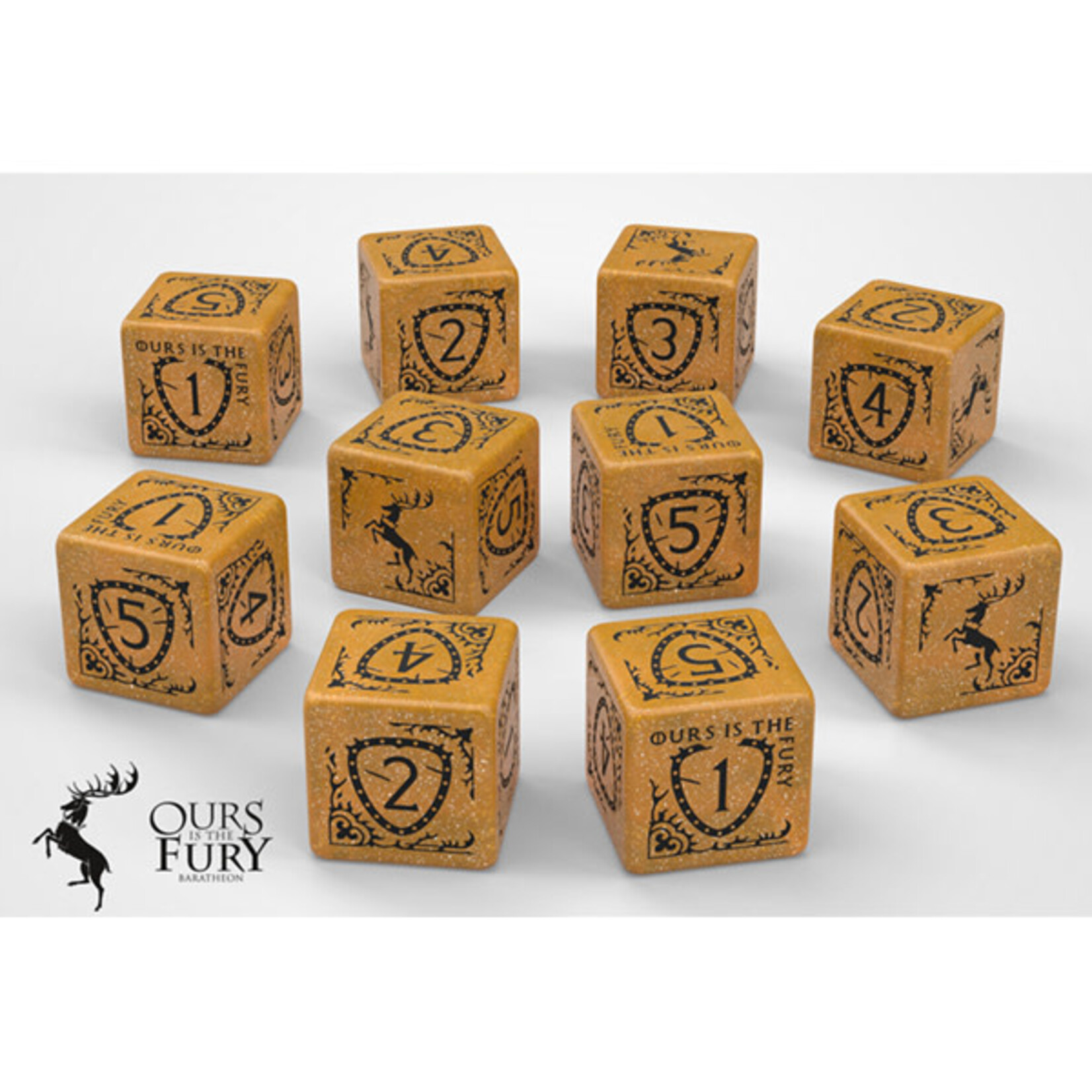 Game of Thrones: Baratheon 10d6 Dice Set Q-Workshop