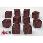 Game of Thrones: Targaryen 10d6 Dice Set Q-Workshop
