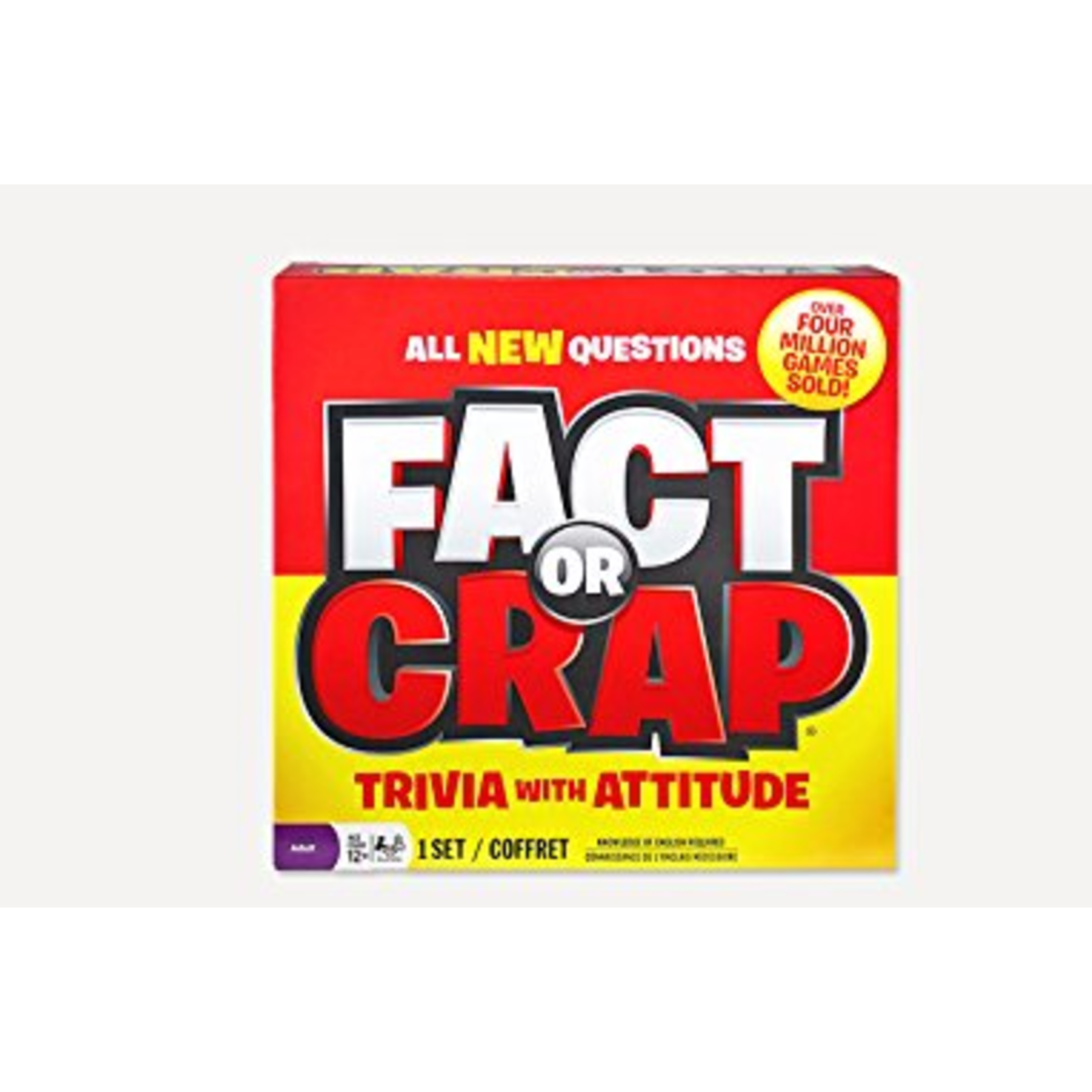 #11456 Fact or Crap Trivia with Attitude Dragon Cache Used Games