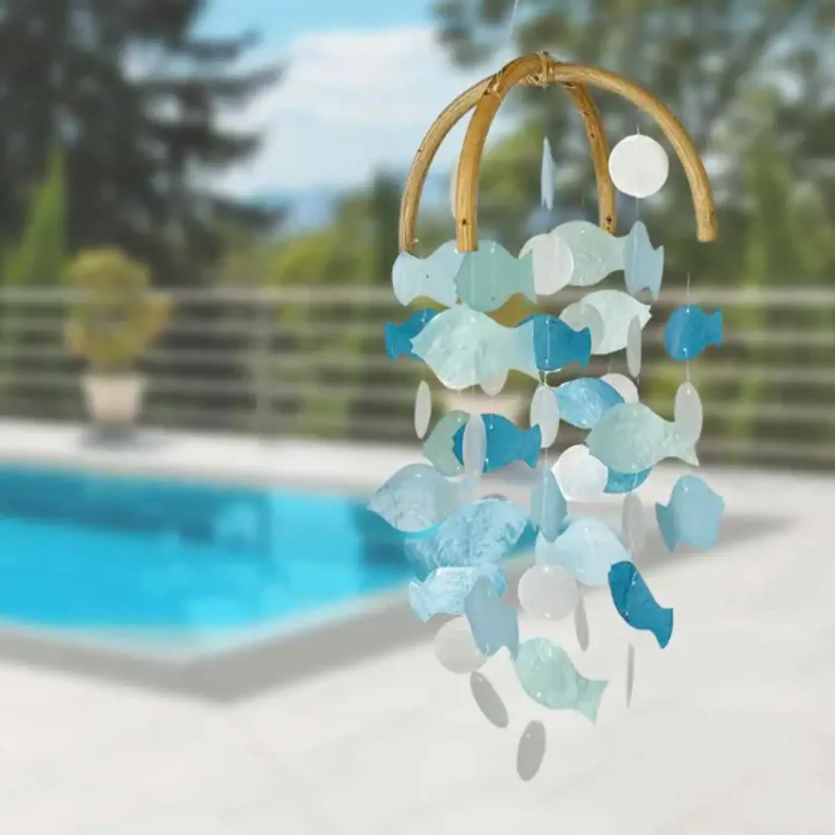 Chime - Fish Capiz Round