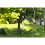 Chime - Tree of Life - Silver with Green Crystal