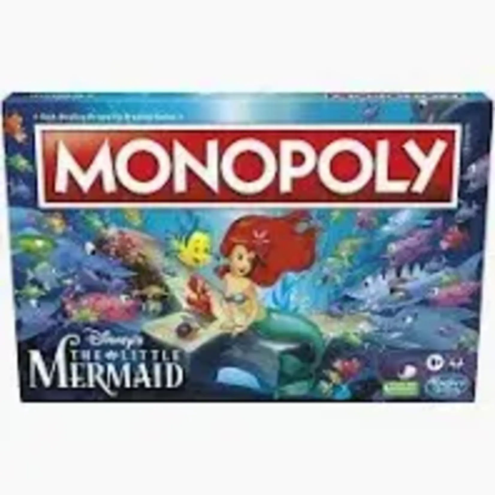 #11431 Disney The little mermaid Monopoly Dragon Cache Used Games