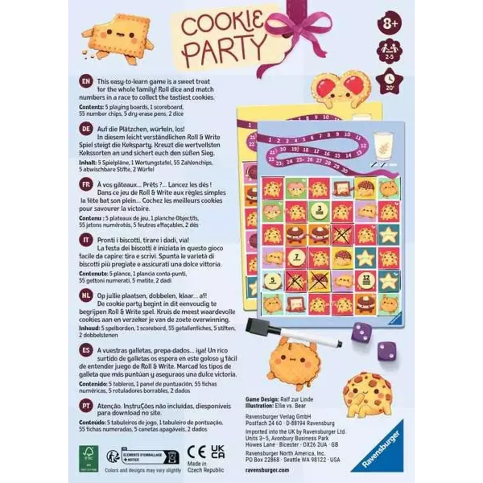 Cookie Party - Roll and Write Game