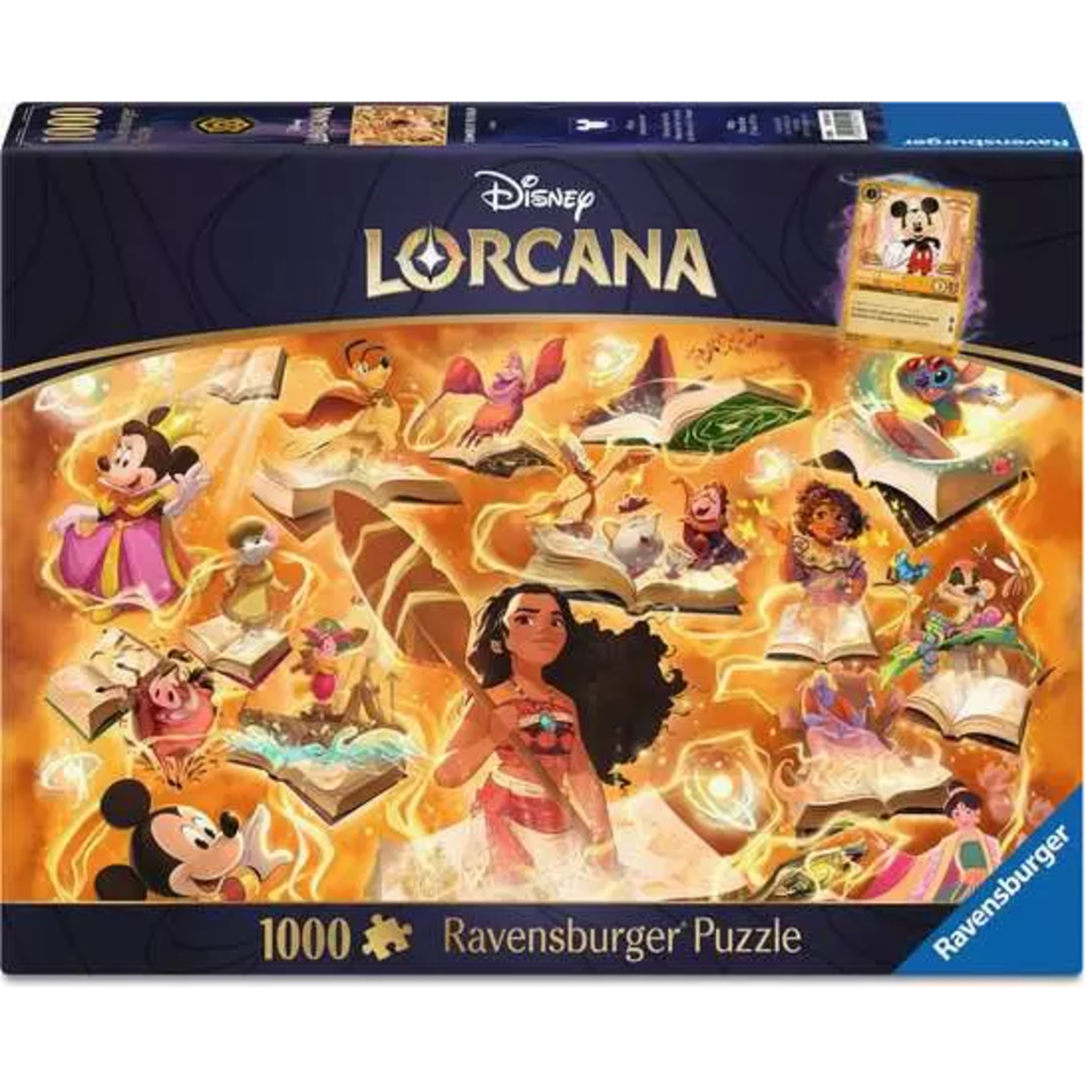 Disney Lorcana TCG: Glimmers of the Realm: Amber 1000 Piece Puzzle