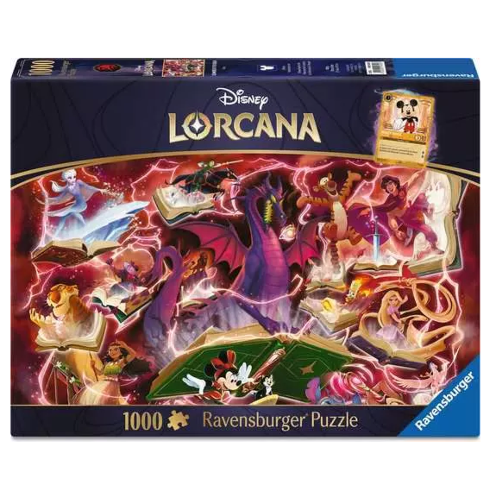 Disney Lorcana TCG: Glimmers of the Realm: Ruby 1000 Piece Puzzle