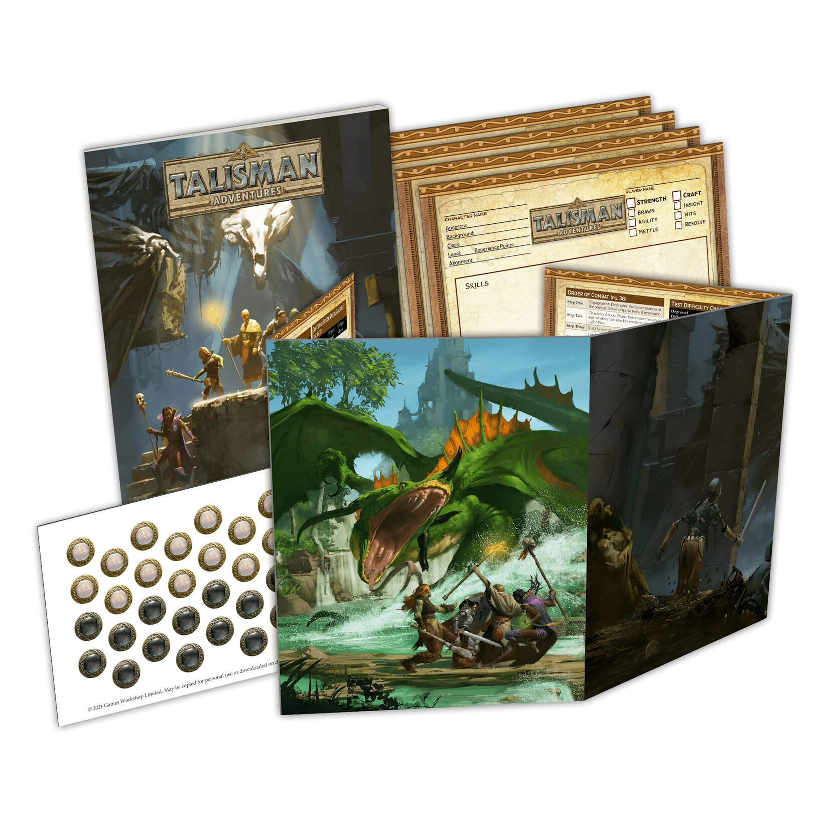 #11368 Talisman Adventures: Game Master's Kit Dragon Cache Used Game