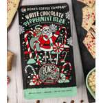 Bones Coffee: White Chocolate Peppermint Bark 12oz Ground Coffee