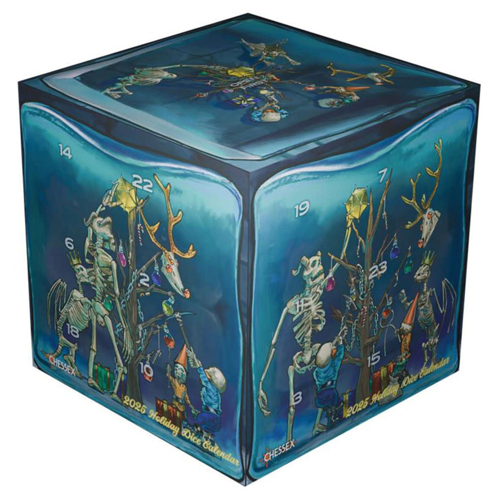 2025 Holiday Dice Calendar