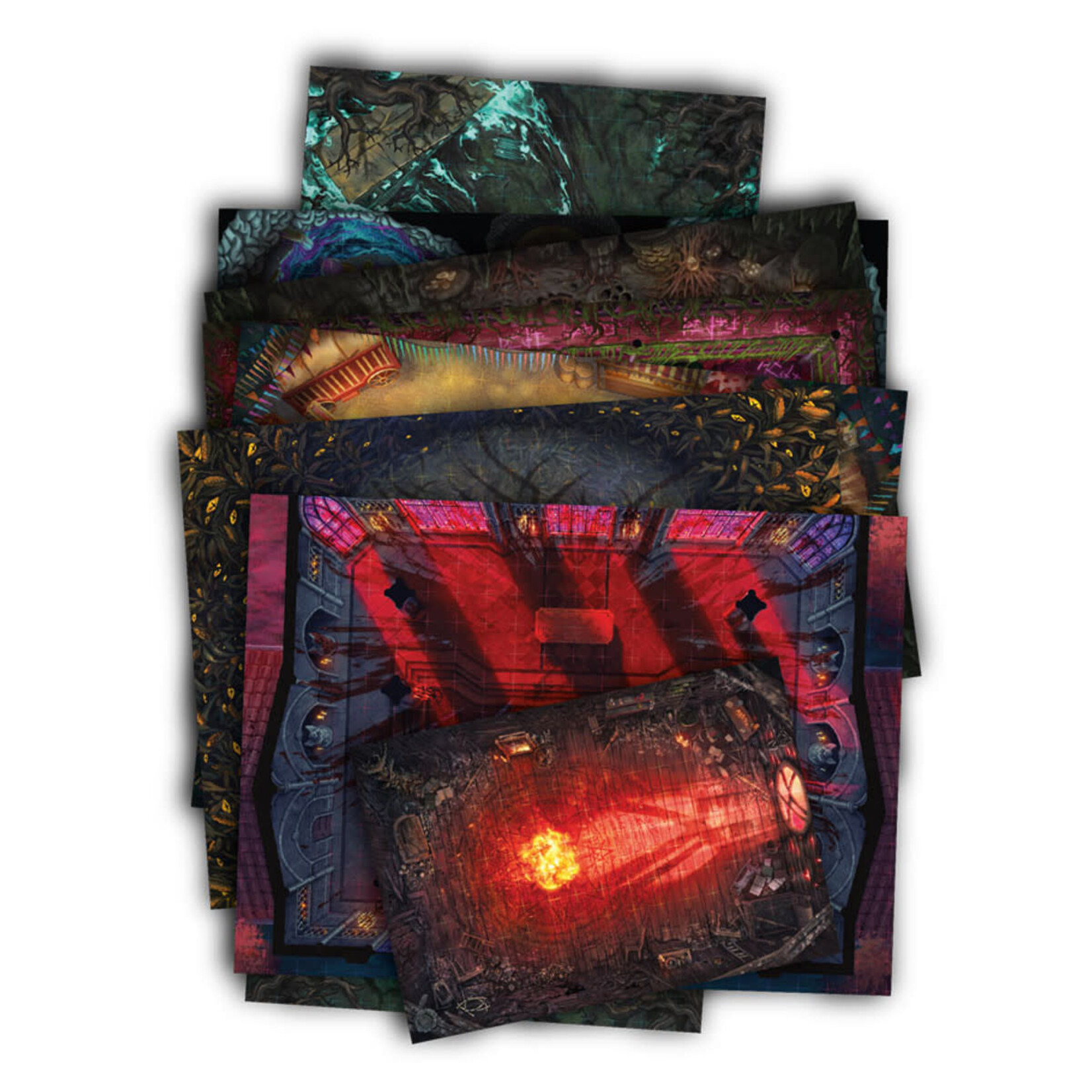 Avantris Entertainment D&D 5E RPG The Crooked Moon: Tactical Map Pack