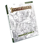 Pathfinder 2E RPG: Monster Core 2 Sketch Cover