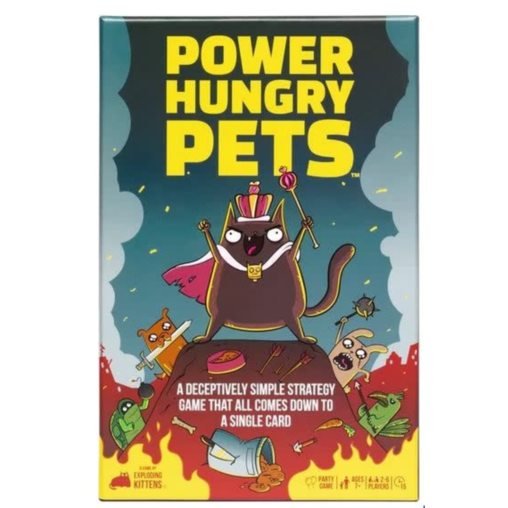 #11331 Zombie Kittens, Exploding Kittens, Power Hungry Pets Dragon Cache Used Game