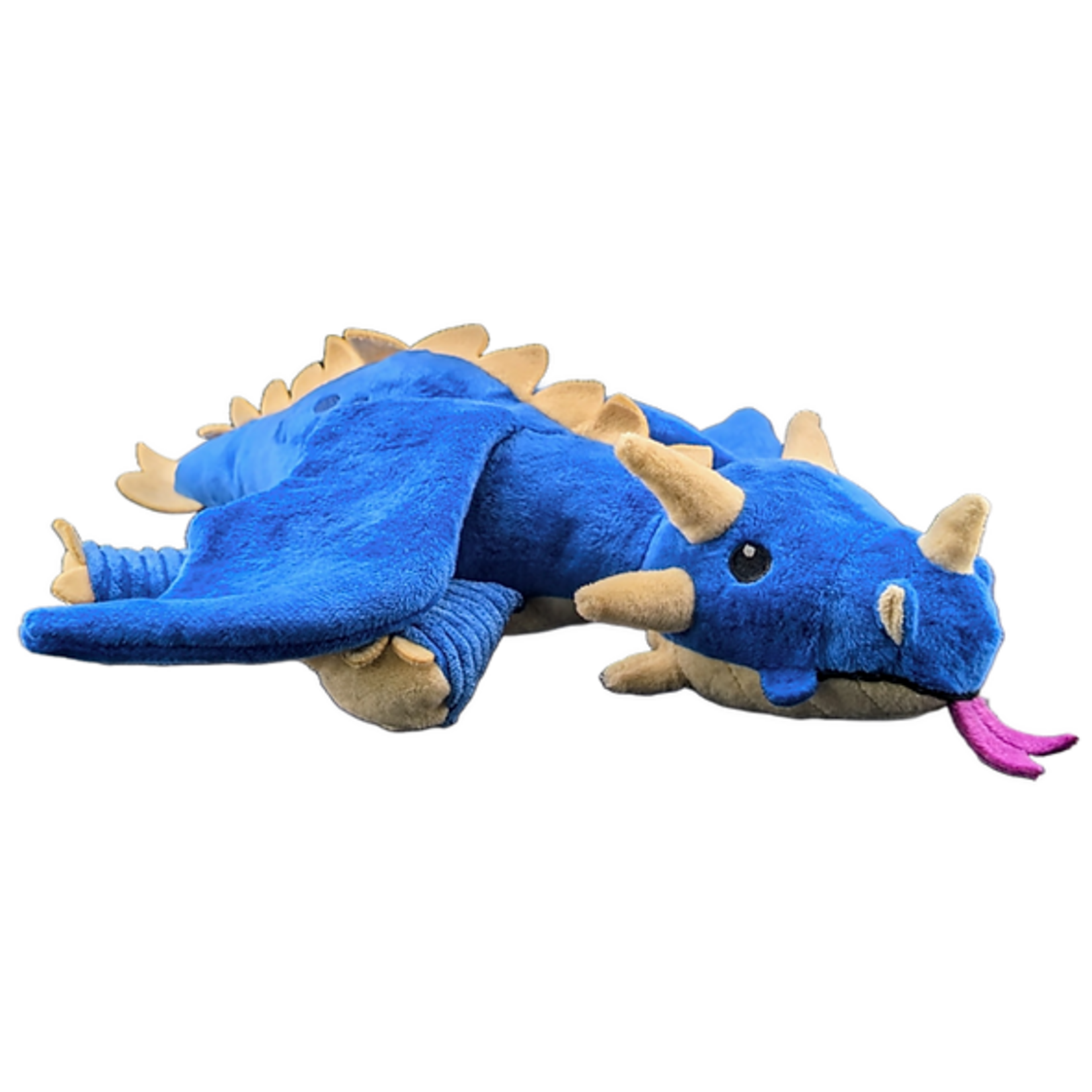 Pawlymorph Pet Toy - Sparkbolt – Blue Dragon Wyrmling Plush Pet Toy