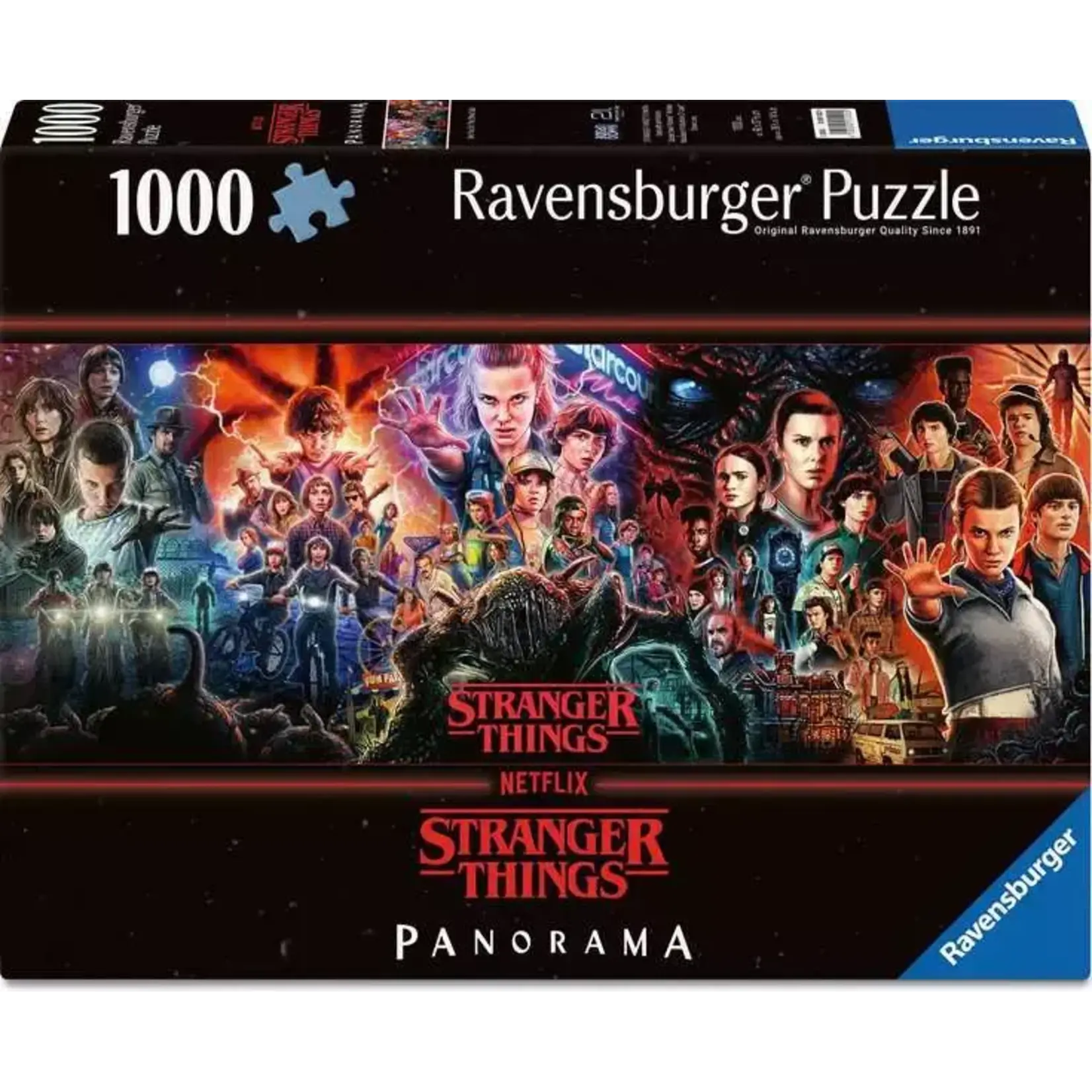 Stranger Things Panoramic 1000 Piece Puzzle