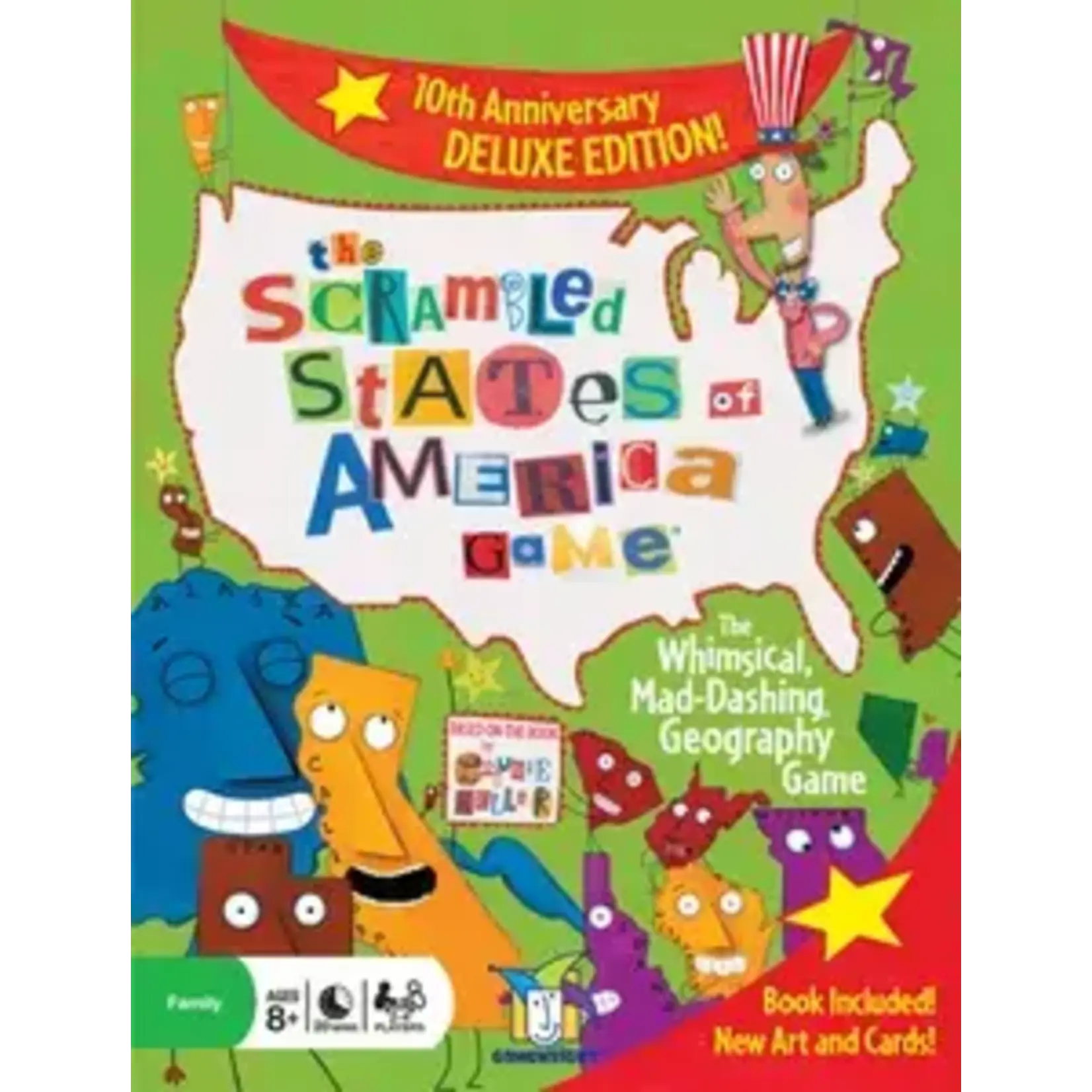 #11305 The Scrambled States States of America Game Dragon Cache Used Game