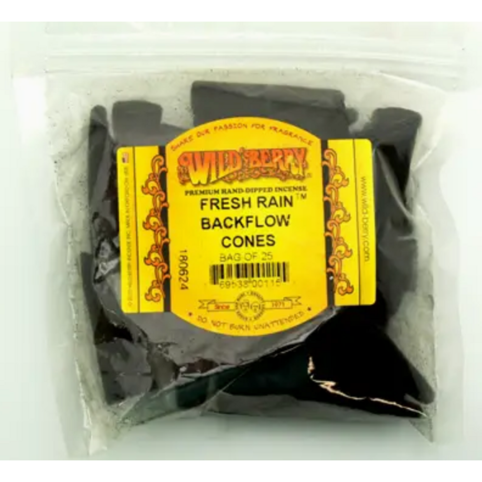 Incense Cones - Fresh Rain - Backflow Incense Cones