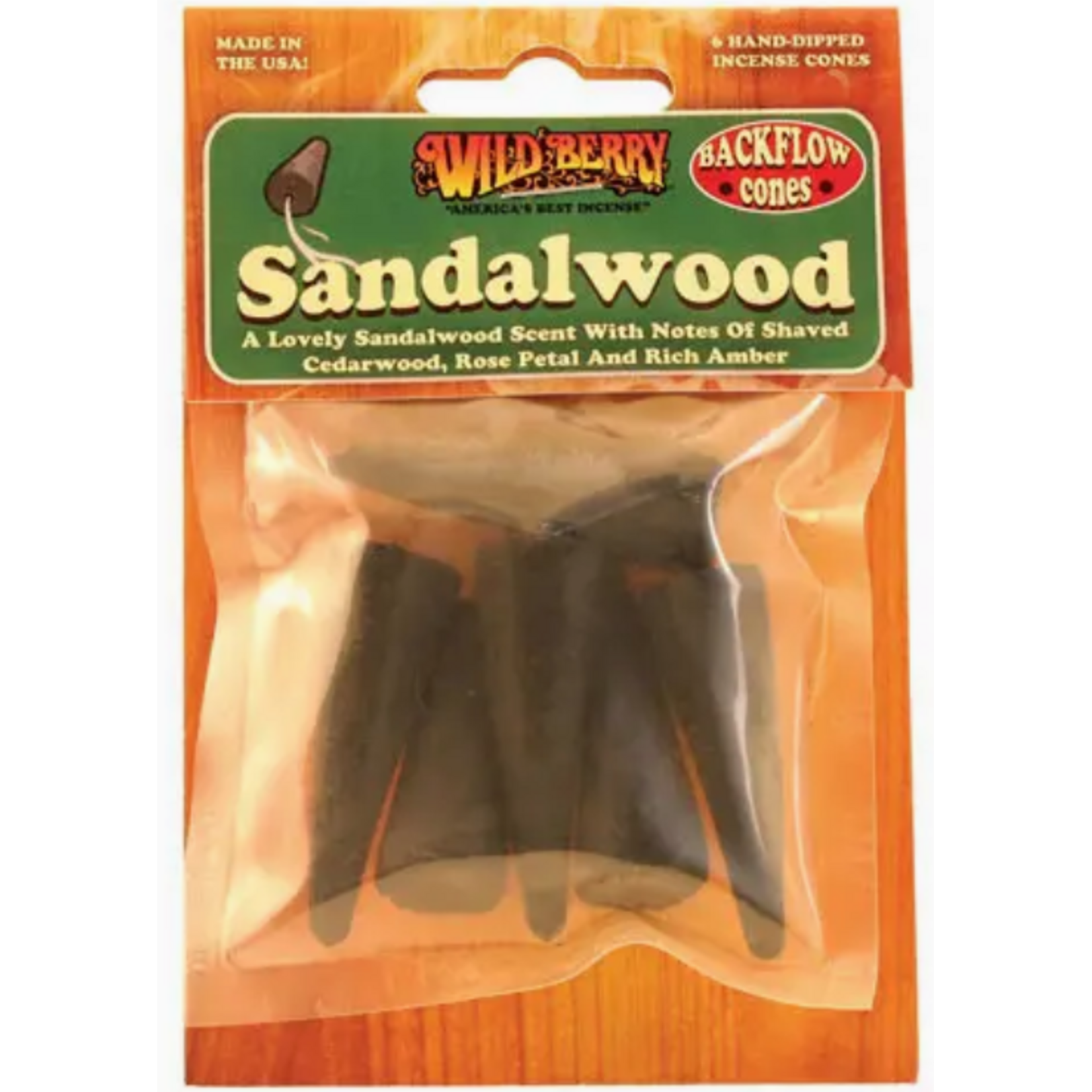 Incense Cones - Sandlewood - Backflow Incense Cones