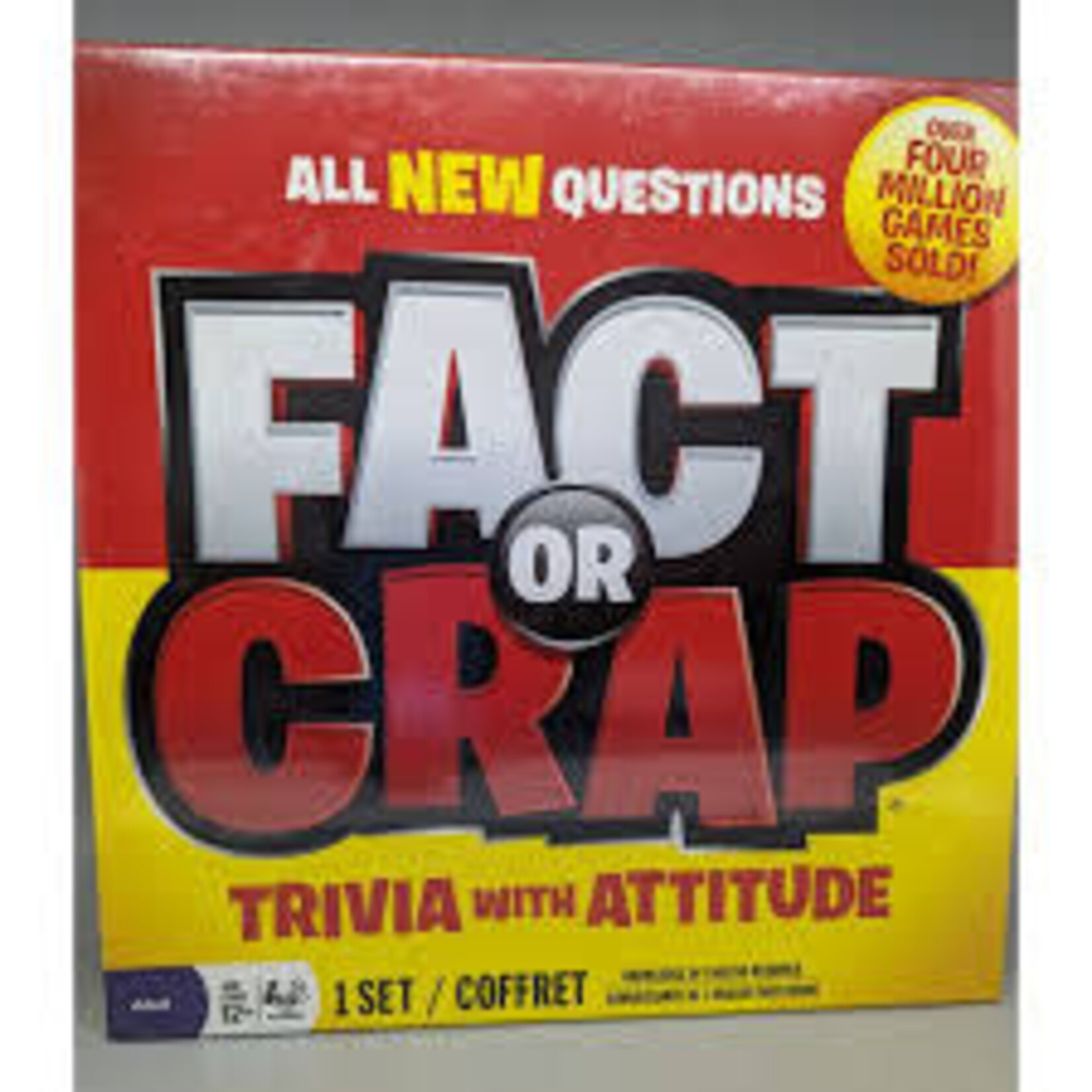 #11296 Fact Or Crap: Trivia With Attitude Dragon Cache Used Game