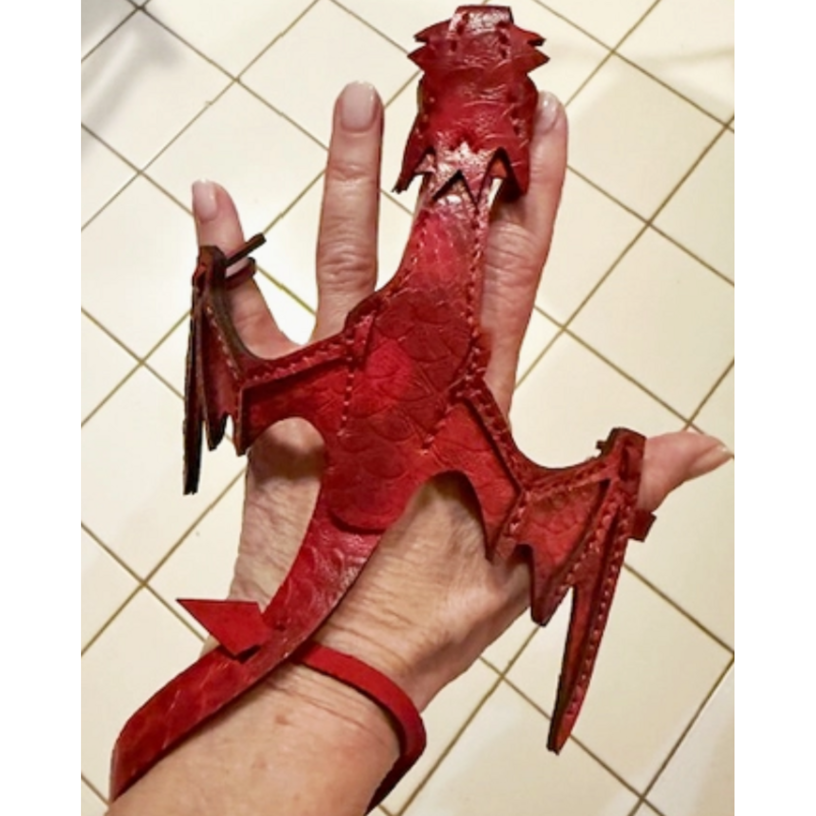 Hand Pet Wrap - Ruby Dragon