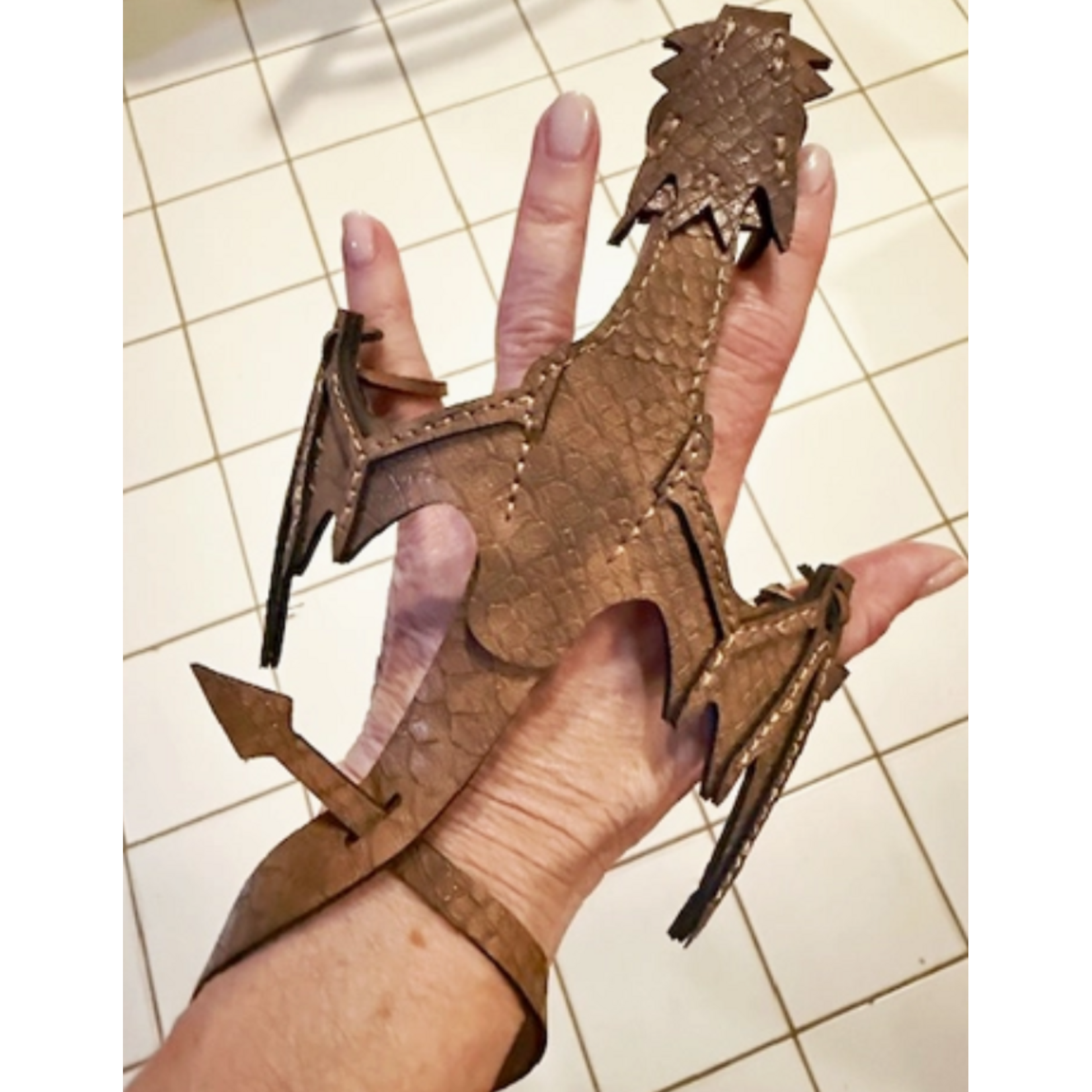 Hand Pet Wrap - Amber Dragon