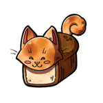 A.H. Stickers Sticker: Cat Loaf