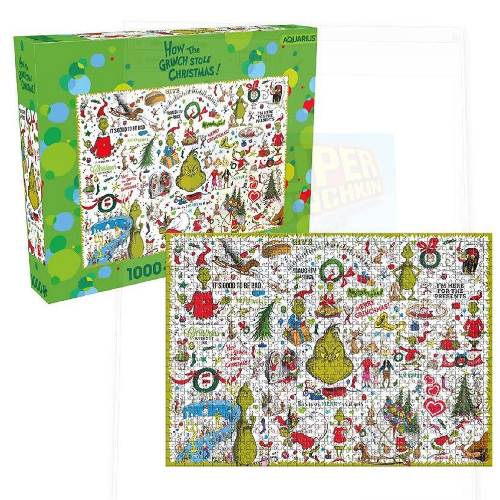 #11258 Grinch Puzzle Dragon Cache Used Game