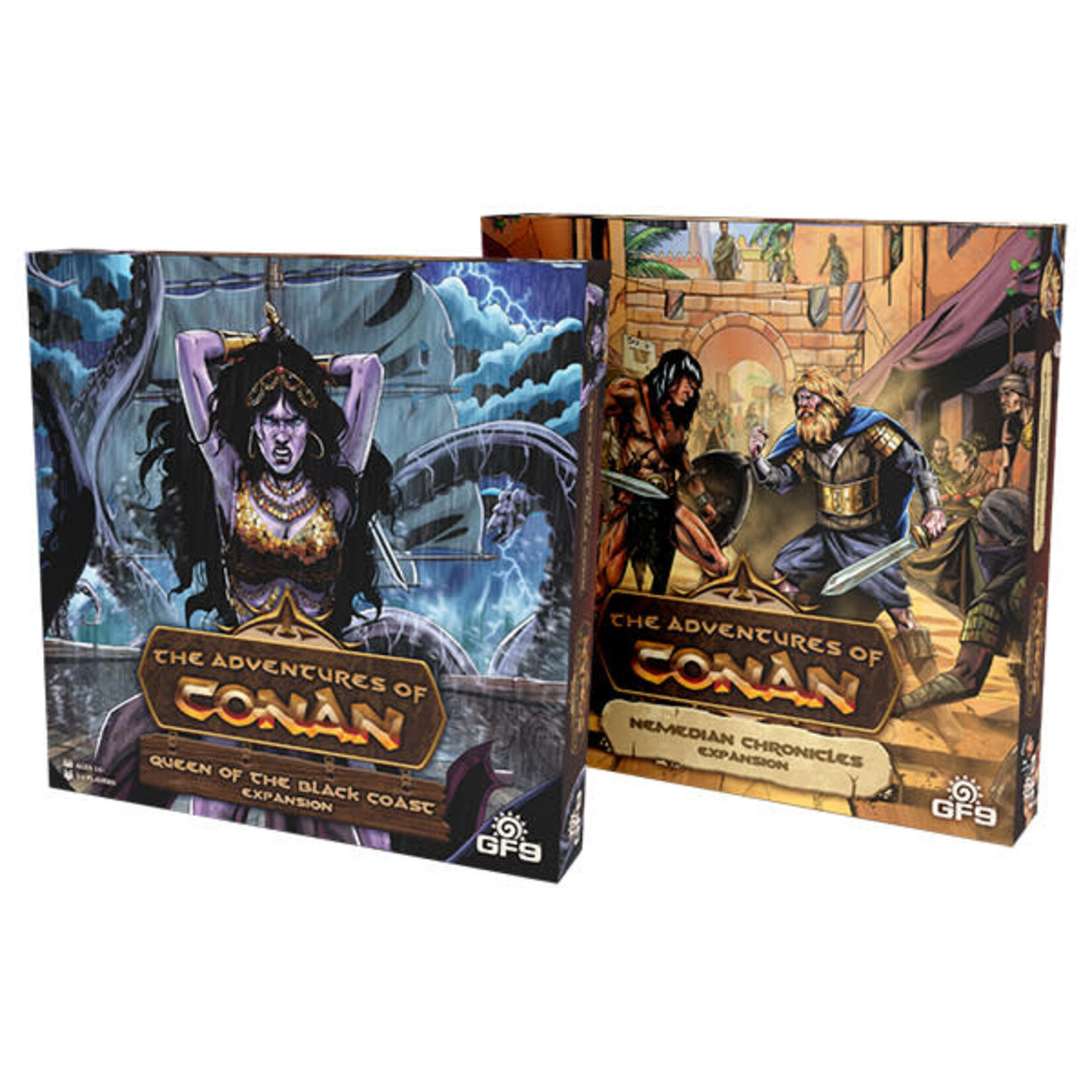 Adventures of Conan: Nemedian Chronicles and Queen of the Black Coast Expansions Dragon Cache Game