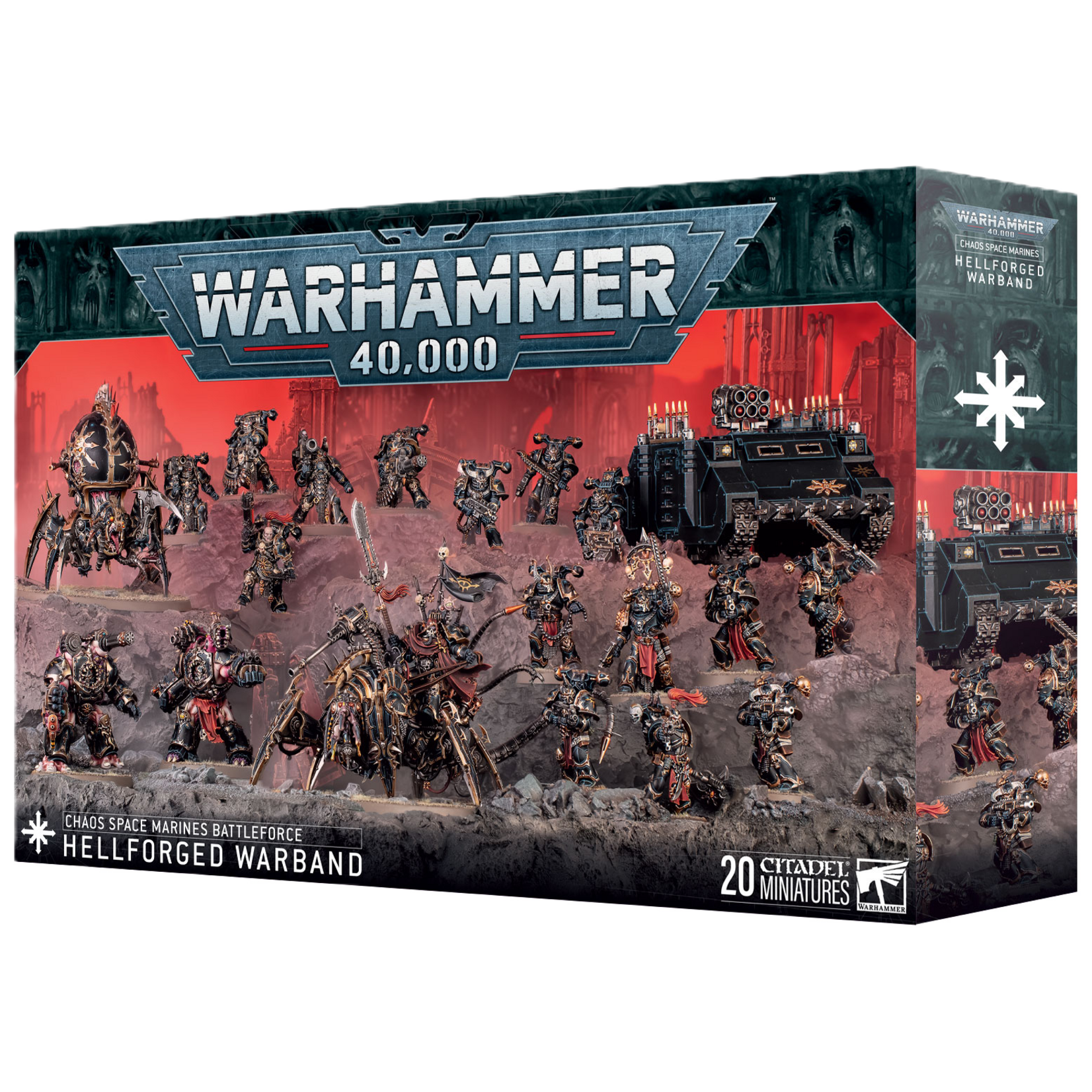 40K: Chaos Space Marines Battleforce - Hellforged Warband