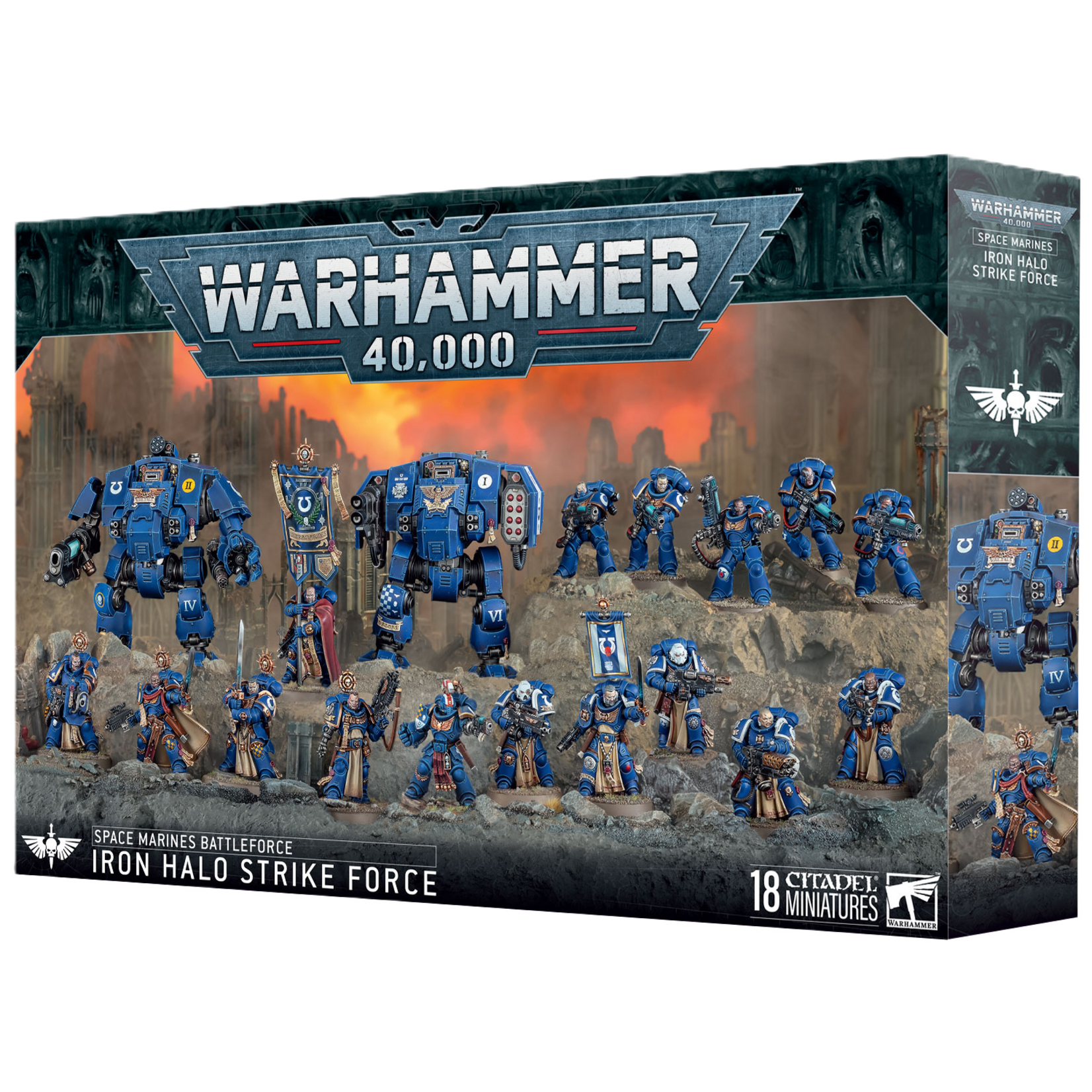 40K: Space Marines Battleforce - Iron Halo Strike Force