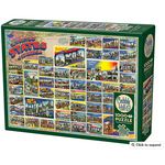 Vintage American Postcards 1000 Piece Puzzle