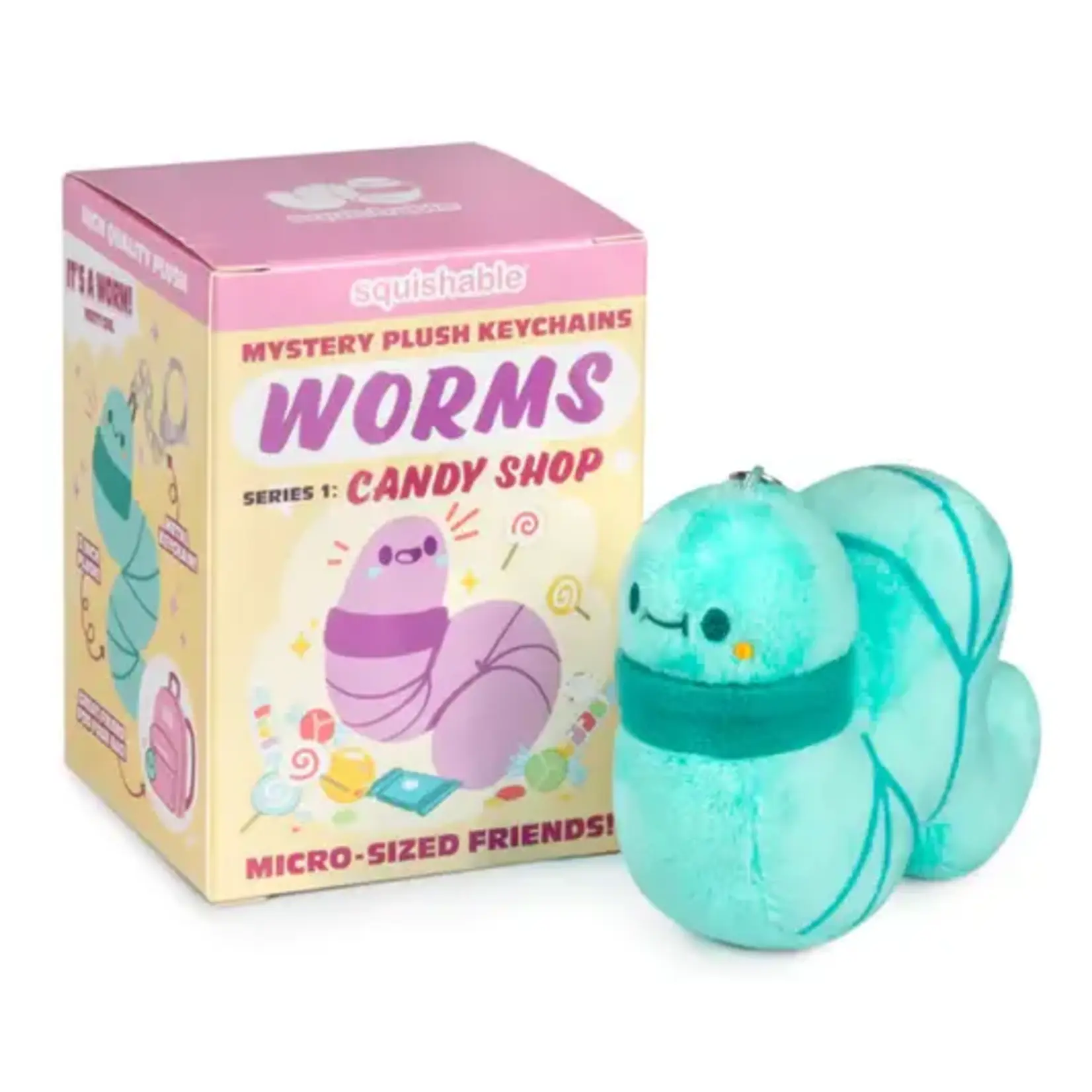 Squishable Blind Box - Worms Series 1 - Candy Shop Mystery Plush Keychain