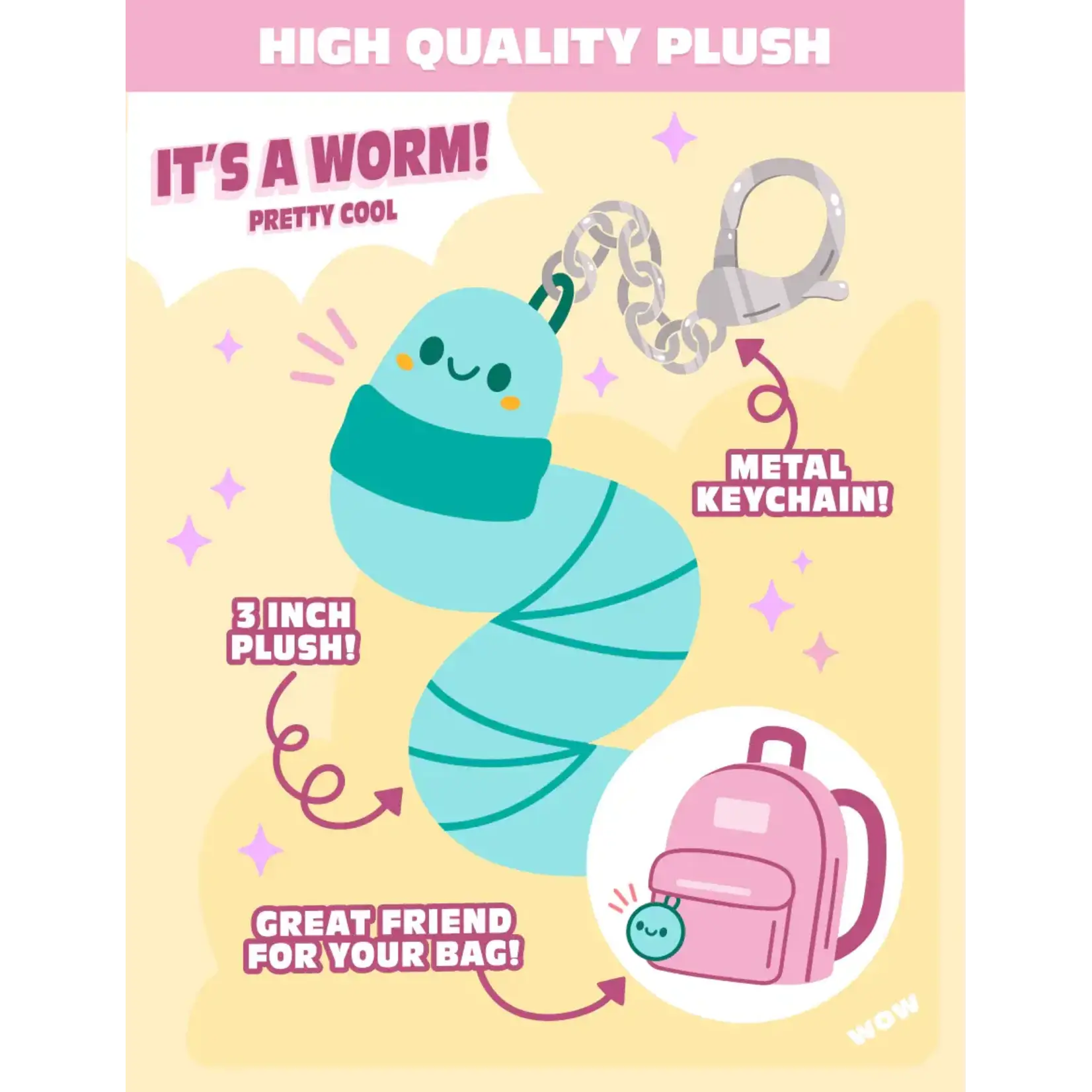 Squishable Blind Box - Worms Series 1 - Candy Shop Mystery Plush Keychain