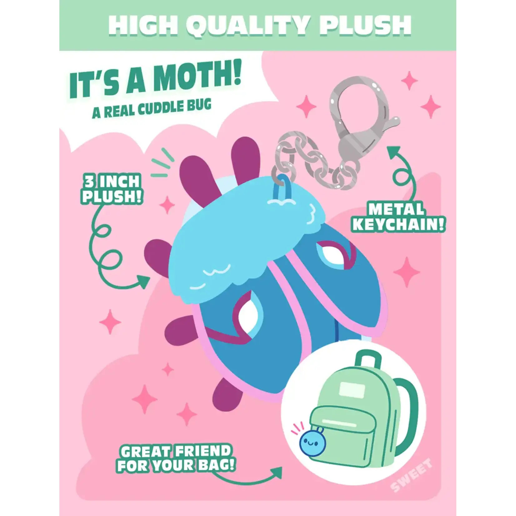 Squishable Blind Box - Moths Series 1 - Cup of Tea Mystery Plush Keychain