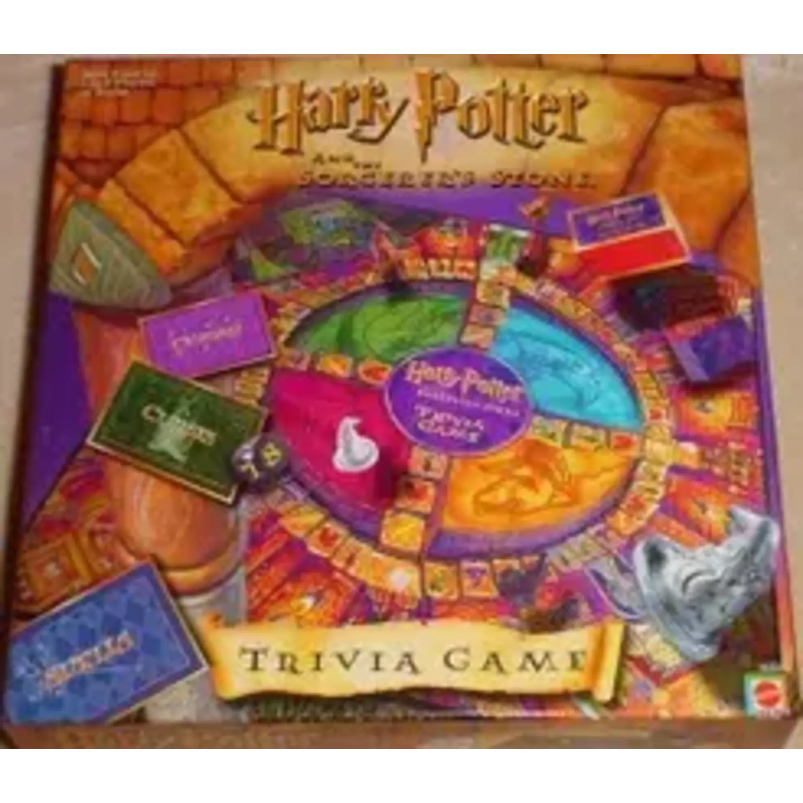 #1128 Harry Potter and the Sorcerer's Stone: Trivia Game Dragon Cache Used Game