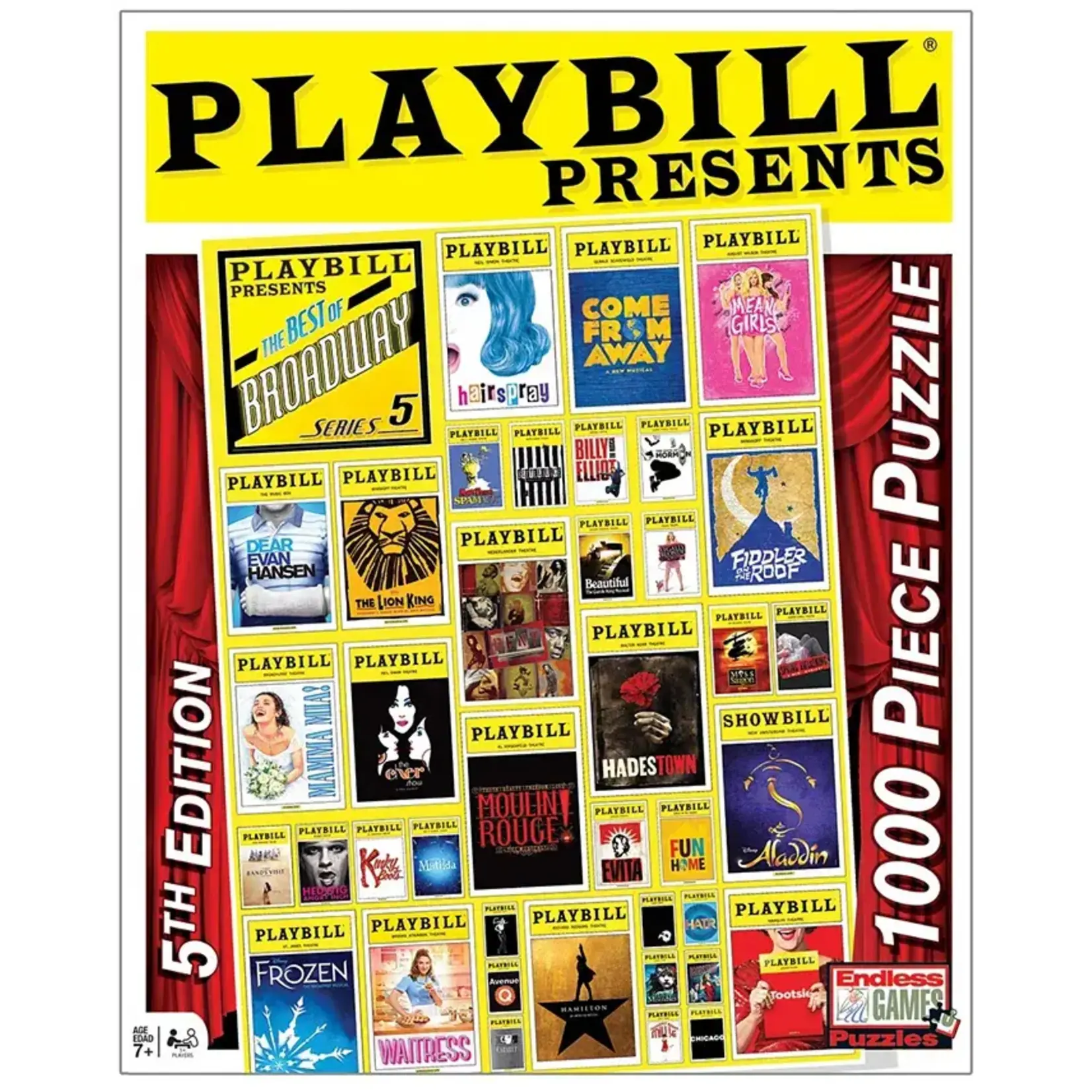 #11225 Broadway Playbill Cover Puzzle Dragon Cahche Used Game