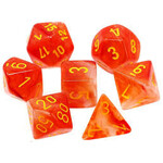 7 Die Polyhedral Dice Set (Chessex, Halfsies, HD)