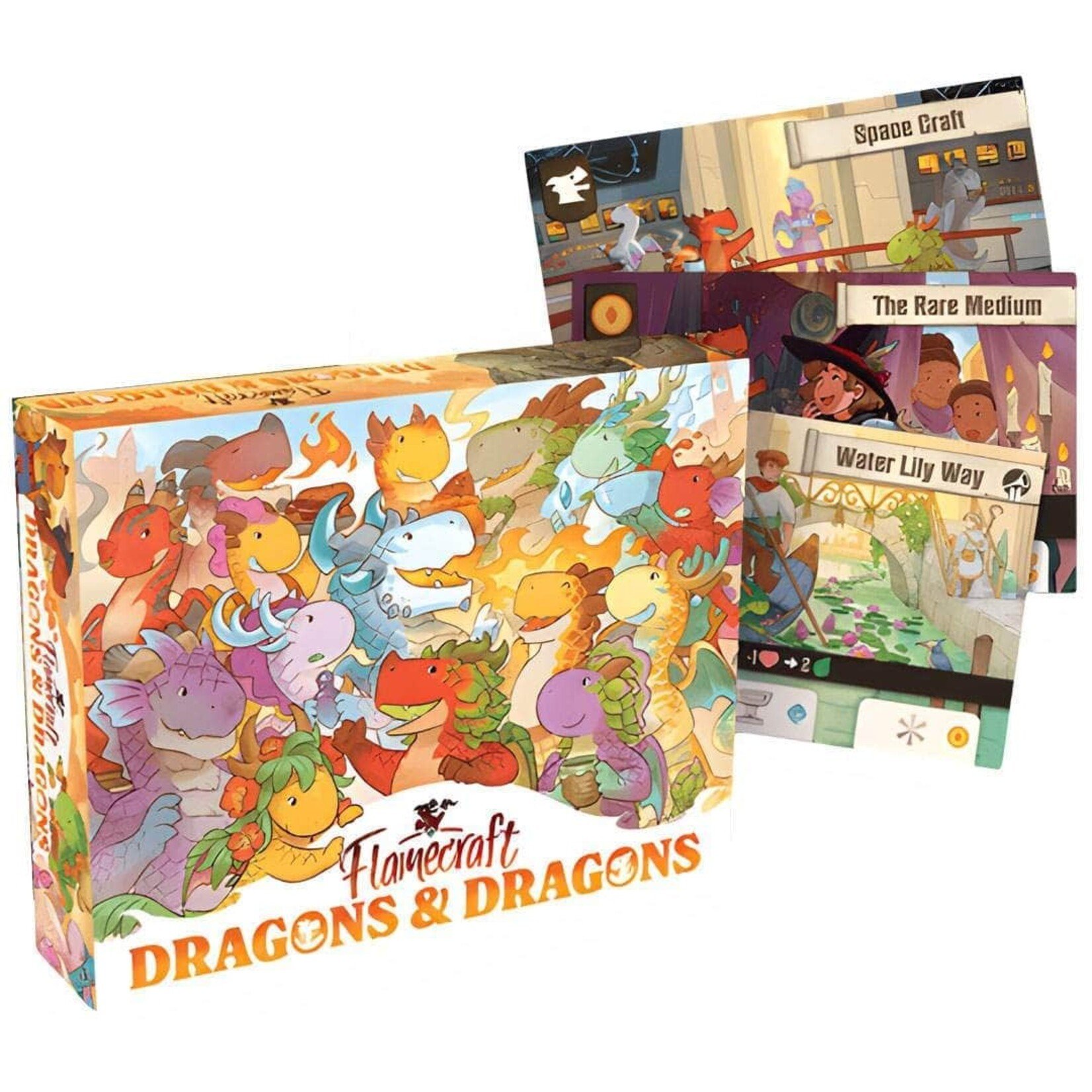 Flamecraft Dragons & Dragons Expansion + Dragons of the Past Promo Pack