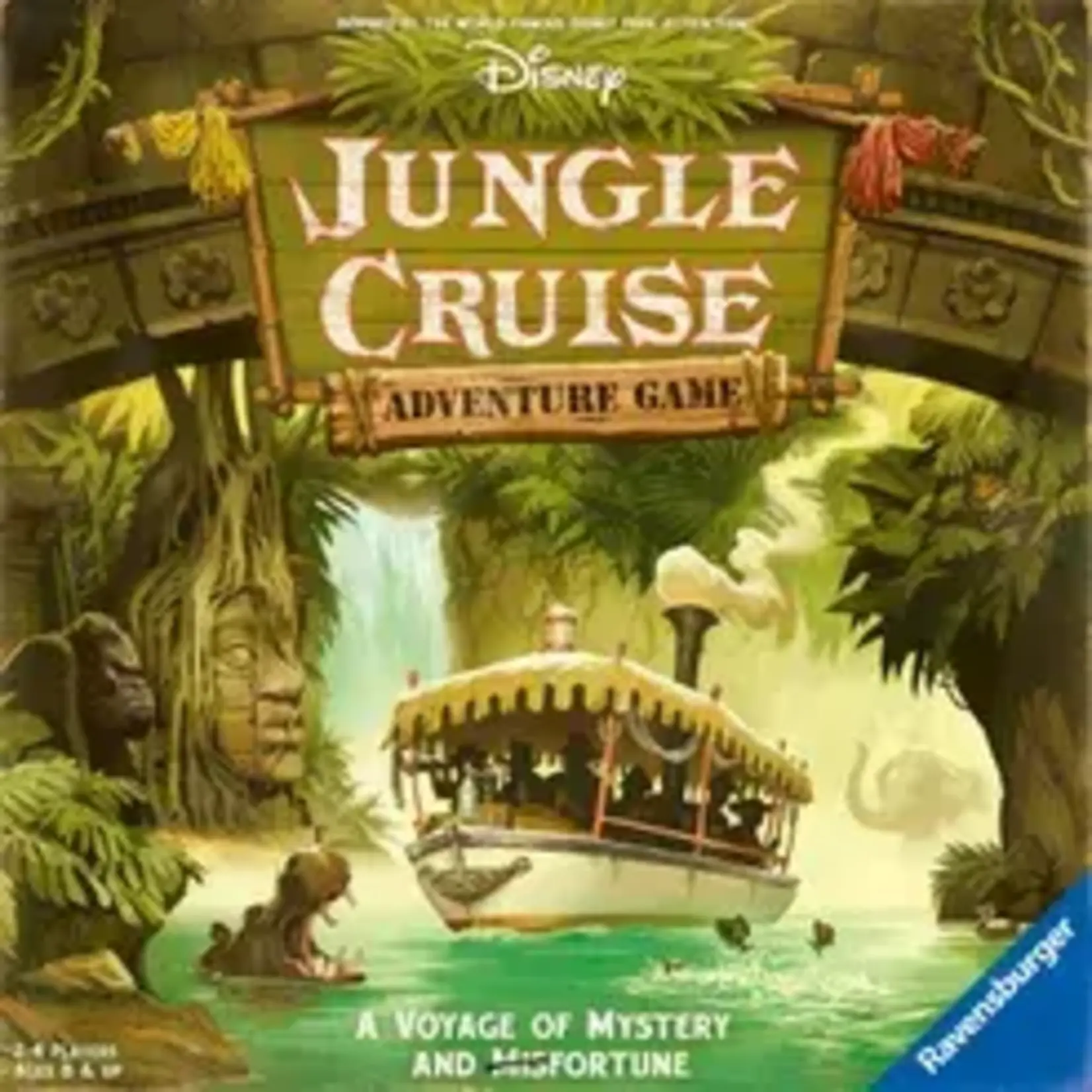 #11214  Disney Jungle Cruise Adventure Game Dragon Cache Used Game
