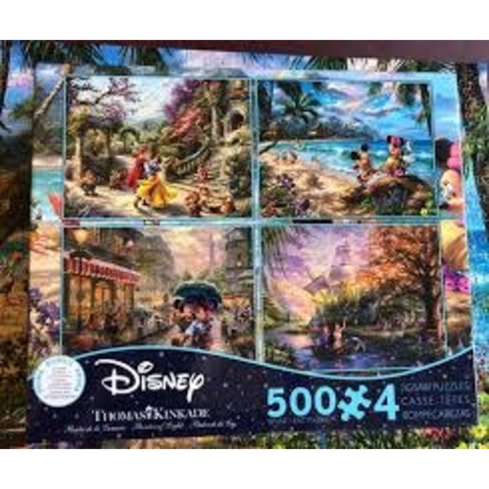#11210 Disney Thomas Kinkade Puzzles Collection Dragon Cache Used Game