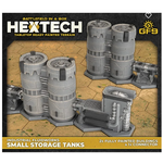 Hextech Terrain- Wave 11- Industrial Fluidworks- Small Storage Tanks (x2) Battlefield in a Box