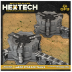 Hextech Terrain- Wave 11- Industrial Fluidworks- Large Storage Tanks (x2) Battlefield in a Box