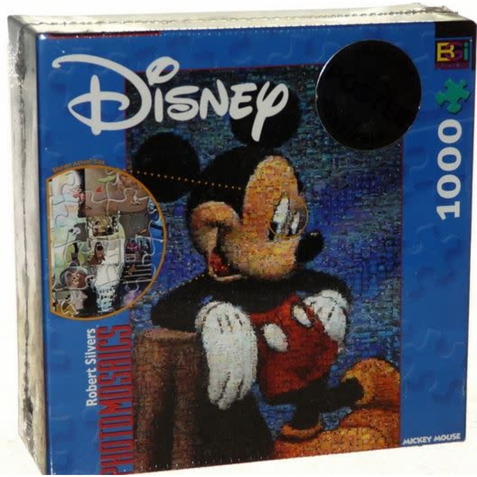 #11152 Disney Mickey Mouse Photo Mosaics 1000 Pieces Dragon Cache Used Game