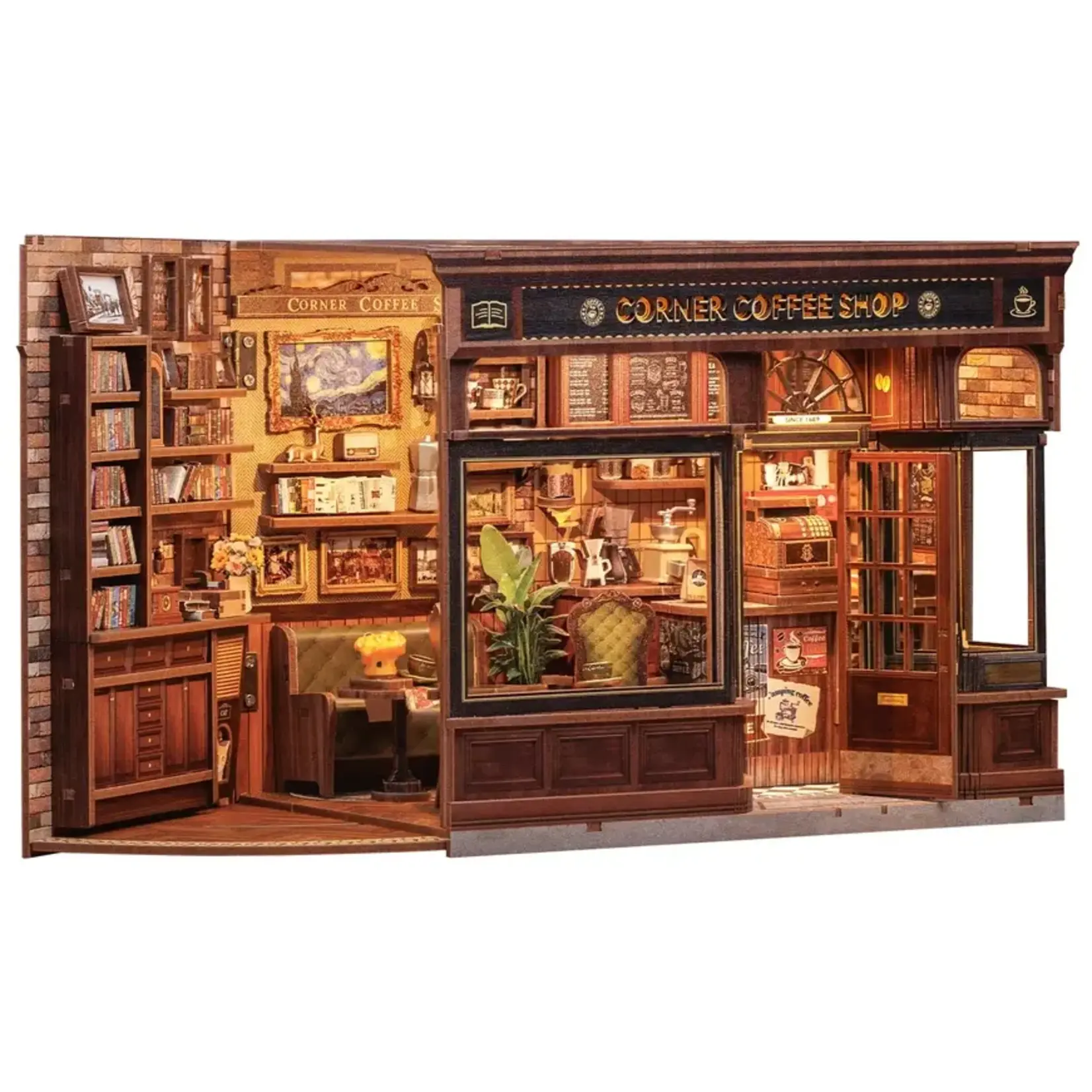 Book Nook Kit - Corner Coffee Shop