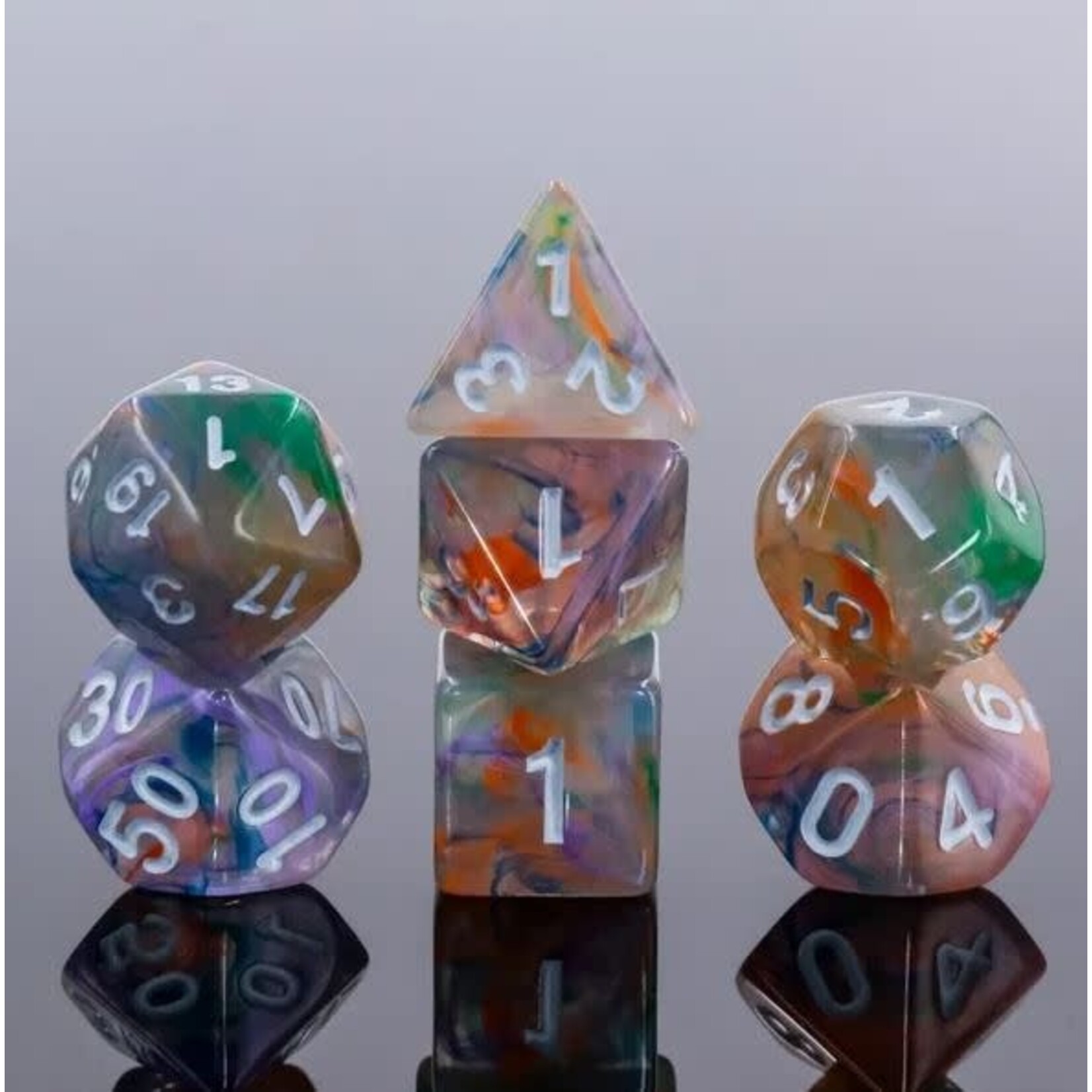 HD Dice: Fishbowl | 7 Die Polyhedral Set