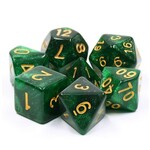 HD Dice: Green Galaxy | 7 Die Polyhedral Set