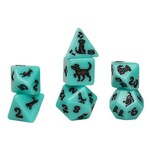 7-Set Animal Dice: Seafoam Shepherd