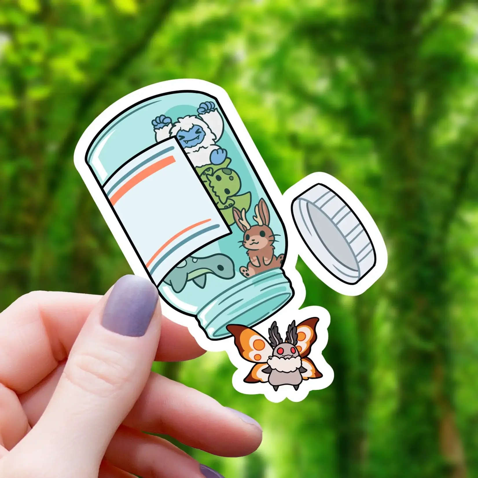 Mimic Gaming Co Sticker: Cryptid Monster Medicine - 3"